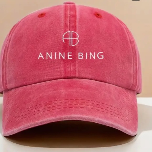 Anine Bing Accessories - Anine Bing pink Cap